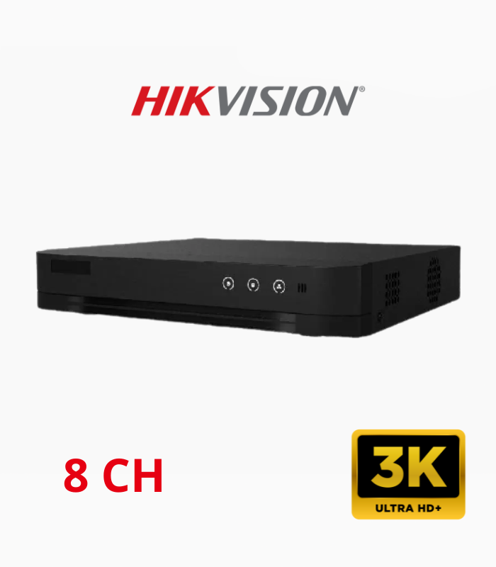 DVR HIKVISION 3k/5mp 8 Ports